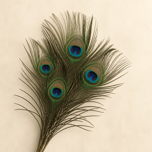 Peacock feathers